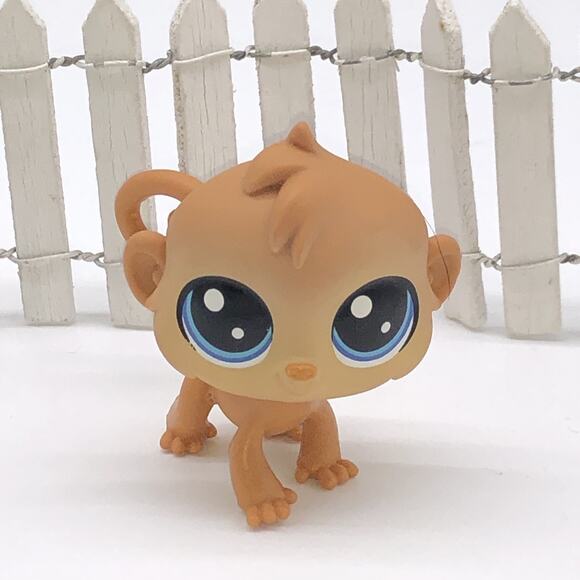 CLICKS MONKEYFORD MONKEY #1-141 - Authentic Littlest Pet Shop - Hasbro LPS - Picture 1 of 4